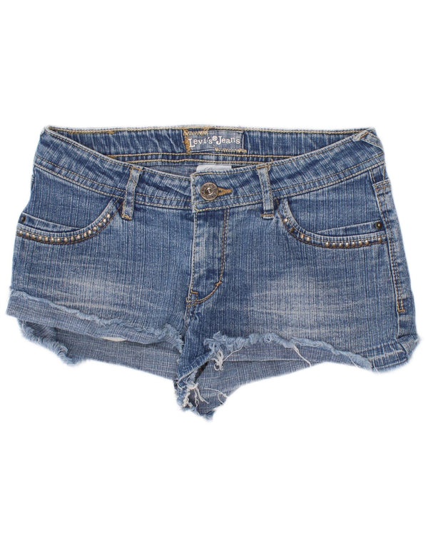 Spodenki dżinsowe Levi's dla dziewcząt 11-12 lat W24 Niebieskie Ramie