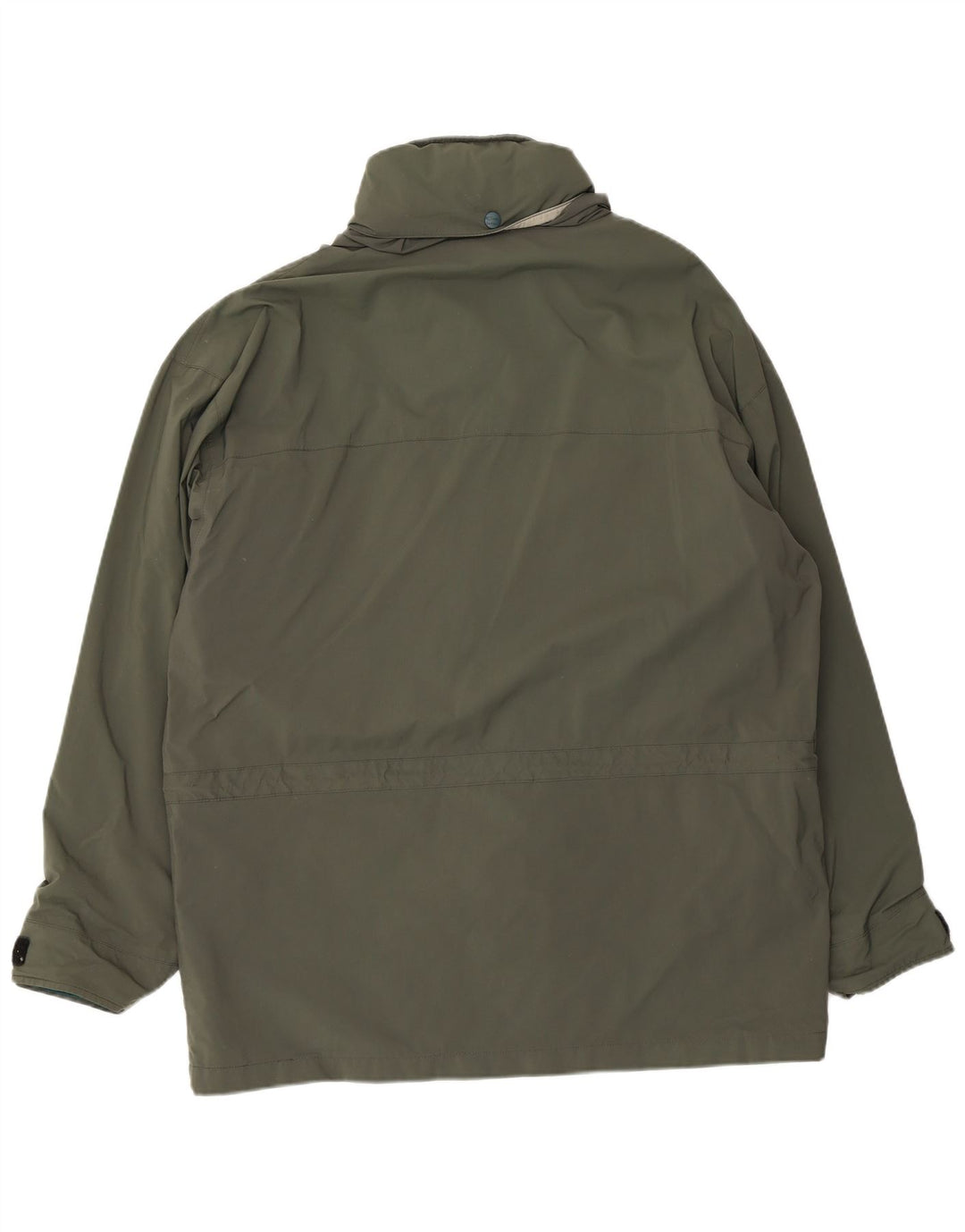 Męska kurtka z kapturem L.L.Bean UK 40, duża, nylon w kolorze khaki