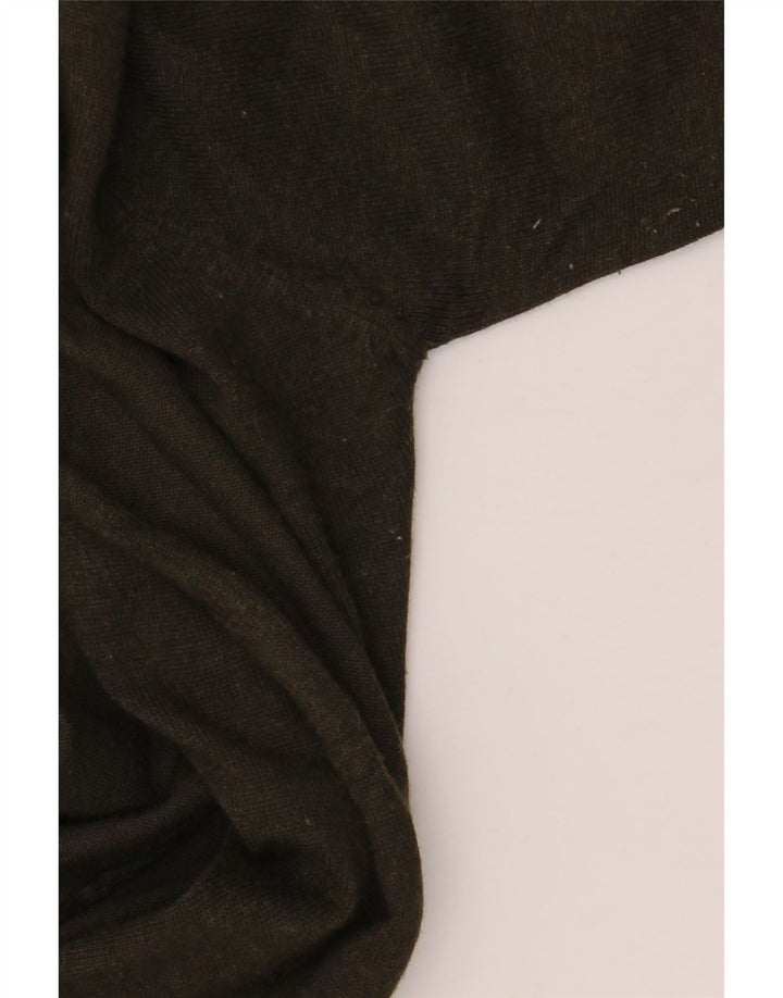 Sweter damski ZARA z otwartym kardiganem UK 10 Small Khaki, wiskoza