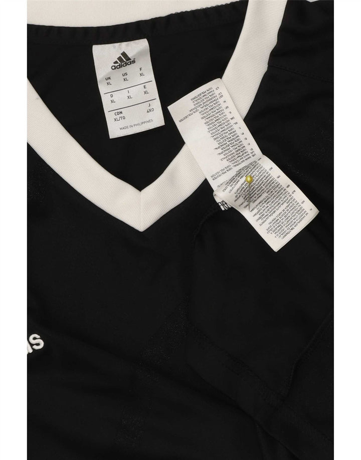 Adidas Męska koszulka Climalite Top XL Czarny poliester