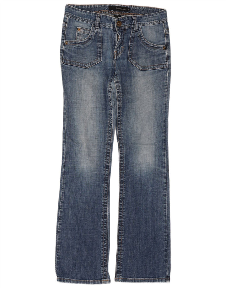 Damskie jeansy Bootcut CALVIN KLEIN US 6 Small W32 L30 Niebieska bawełna