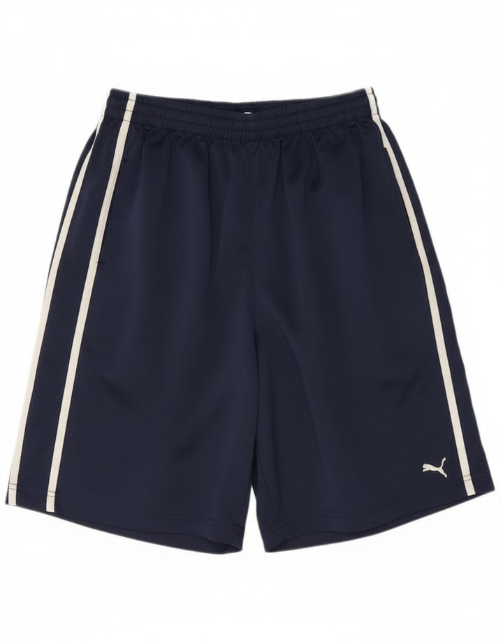 Chłopięce spodenki sportowe Puma 13-14 lat XL, granatowe, poliester