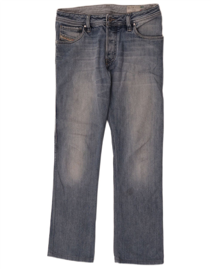 Diesel Damskie Zaf Slim Jeans W30 L30 Niebieskie bawełniane