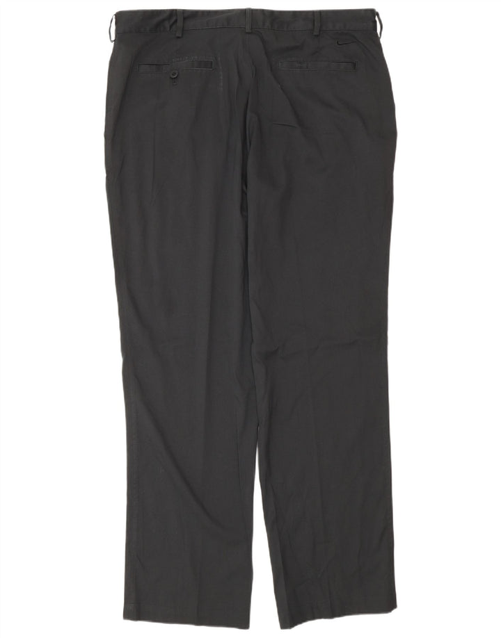 Męskie proste spodnie chino Nike W36 L32 Czarny poliester