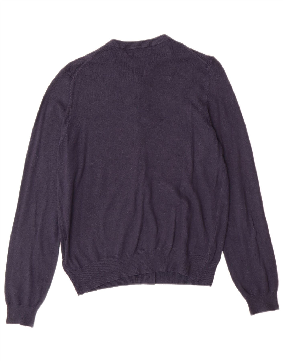 Marks & Spencer Damski sweter rozpinany UK 14 Średni granatowy klasyczny