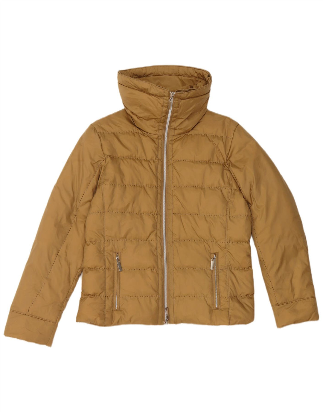 Damska ocieplana kurtka SUPERGA UK 14 Średni brązowy poliamid