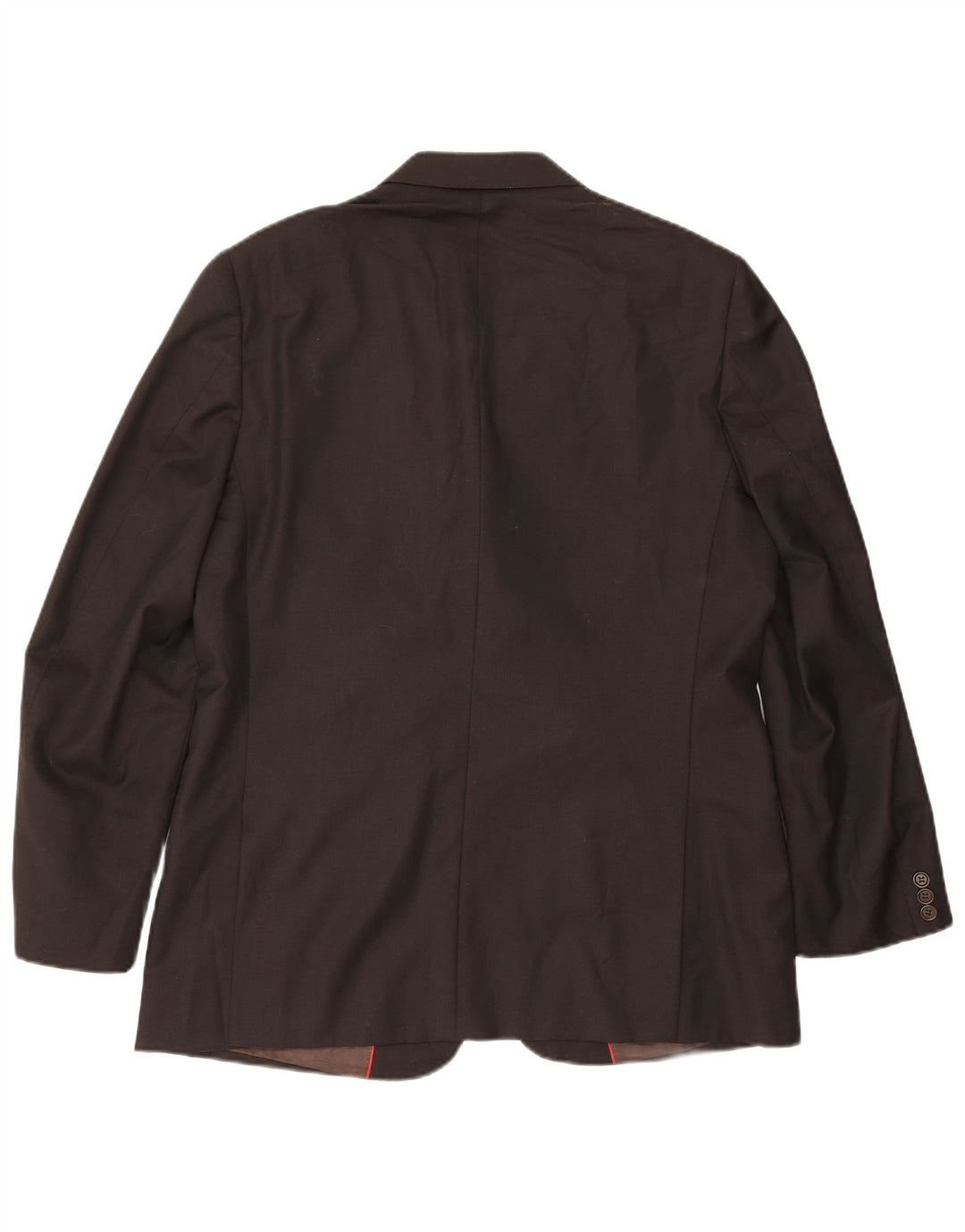 Męska marynarka zapinana na 3 guziki Massimo Dutti UK 42 XL Brązowa wełna