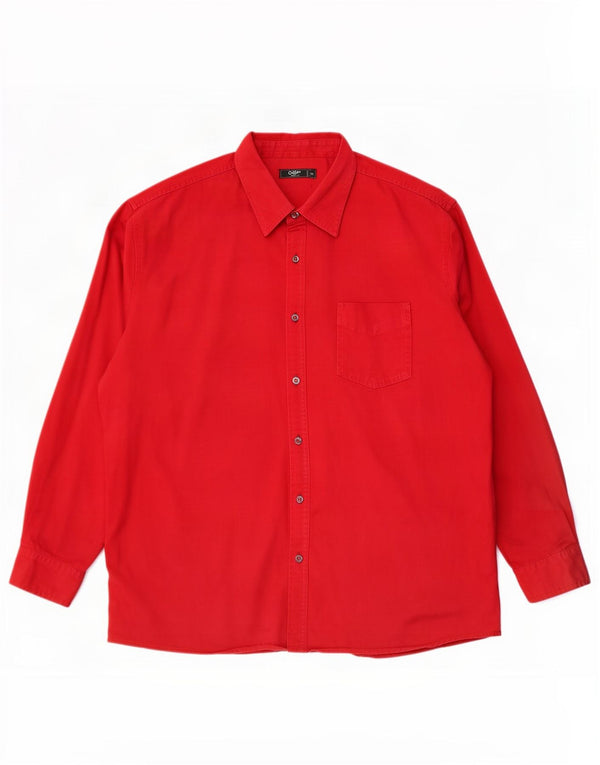 Koszula męska Cotton Traders 2XL czerwona