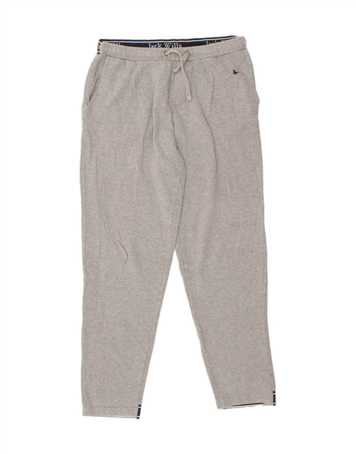 JACK WILLS Mens Tracksuit Trousers Small  Grey Cotton Vintage Jack Wills and Second-Hand Jack Wills from Messina Hembry 
