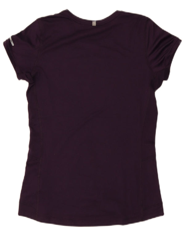 Damska koszulka Nike Dri Fit Top UK 8, mały, fioletowy poliester