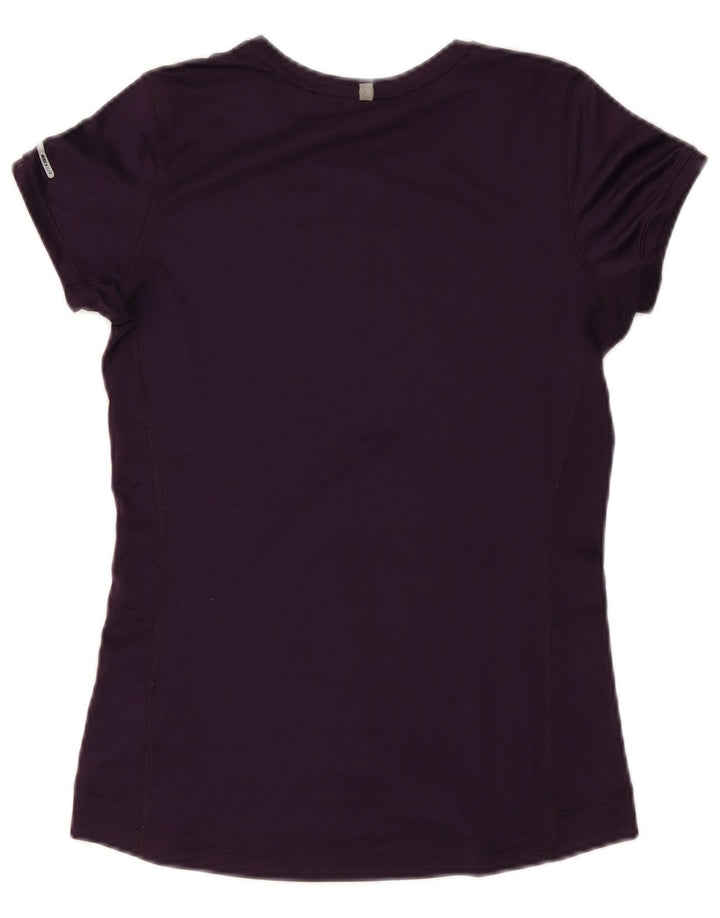 Damska koszulka Nike Dri Fit Top UK 8, mały, fioletowy poliester