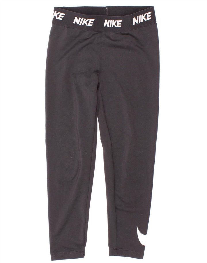 Dziewczęce legginsy Nike Dri Fit 5-6 lat, średnie czarne