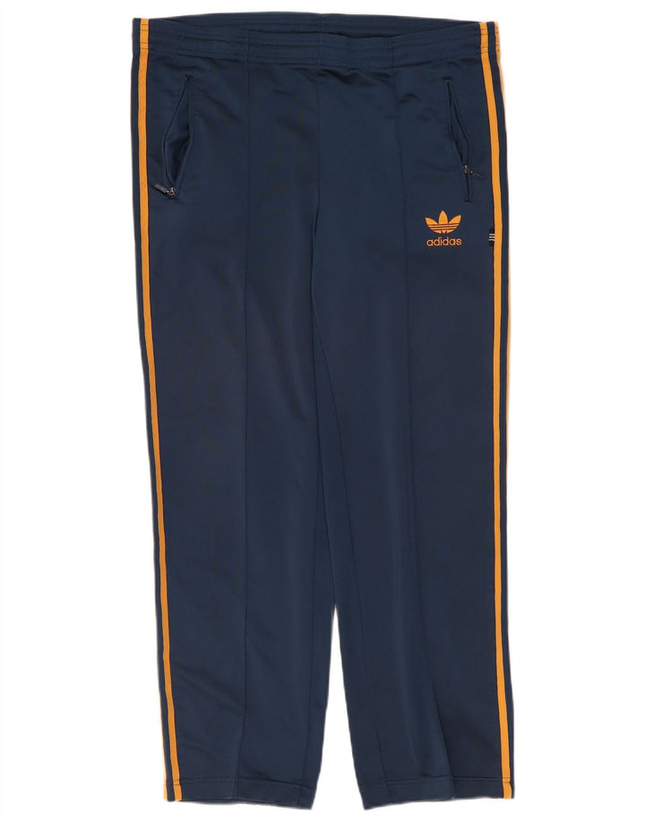 Męskie spodnie dresowe Adidas, duże, granatowe
