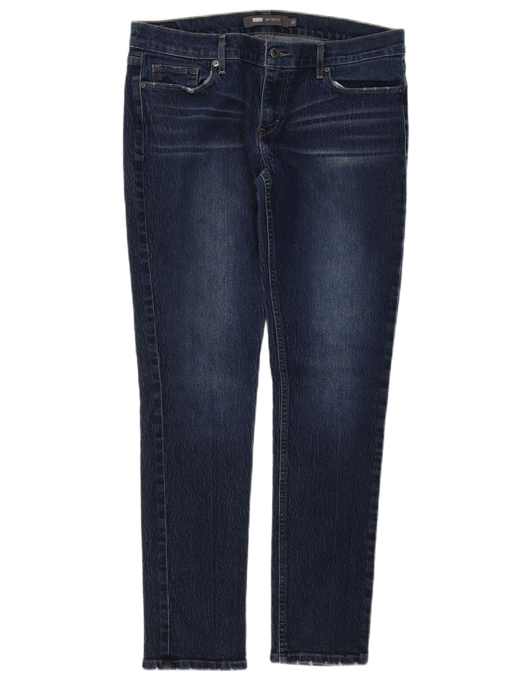 Dżinsy damskie LEVI'S 524 Skinny US 13 Large W31 L32 Granatowa bawełna