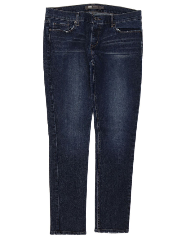 Dżinsy damskie LEVI'S 524 Skinny US 13 Large W31 L32 Granatowa bawełna