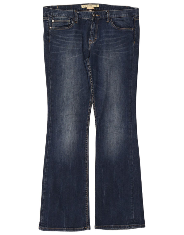 Damskie jeansy rozkloszowane typu Bootcut US 16 2XL W38 L33, niebieskie, bawełniane