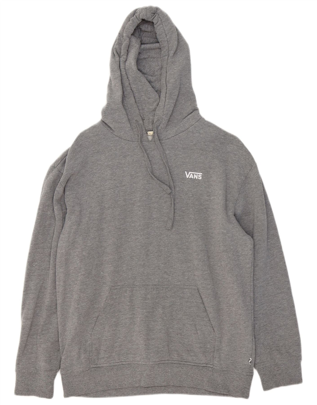 Męski sweter z kapturem Vans, mały, szary, bawełniany w cętki