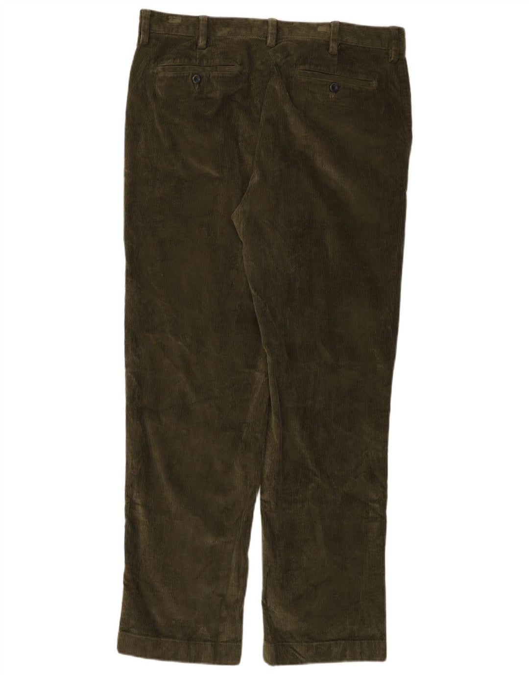 L.L.BEAN Męskie proste sztruksowe spodnie W36 L32 Khaki Cotton