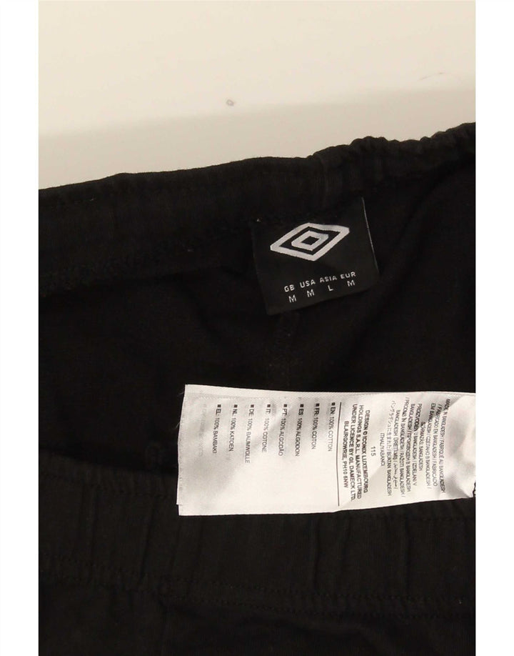 Męskie spodenki sportowe Umbro, średnia czarna bawełna