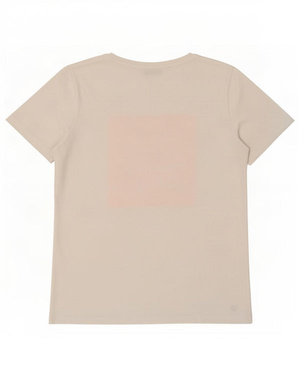 Damska koszulka z grafiką Tommy Hilfiger Top UK 10 Small White Cotton