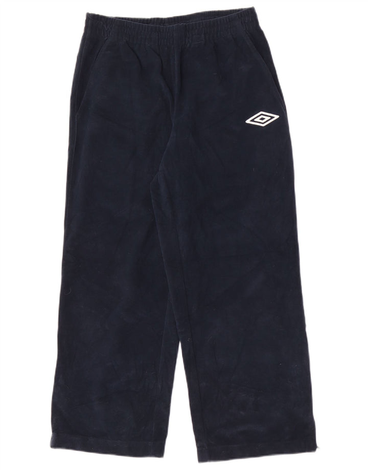 Damskie polarowe spodnie dresowe Umbro UK 8, małe, granatowe, poliestrowe