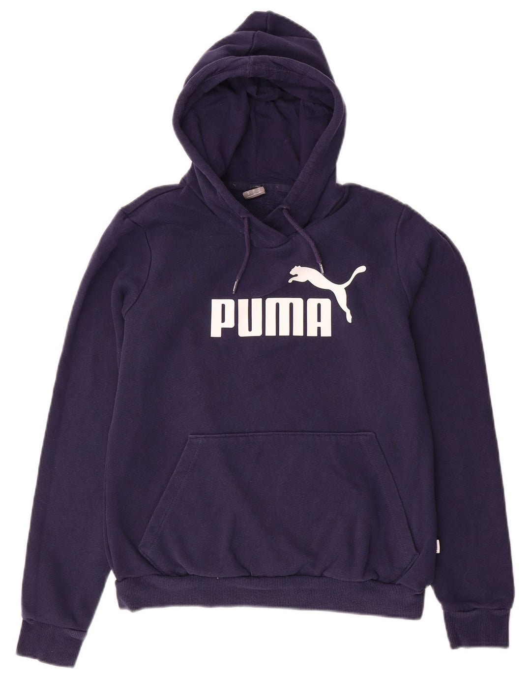 Damski sweter z kapturem i grafiką PUMA UK 12, średni granatowy poliester