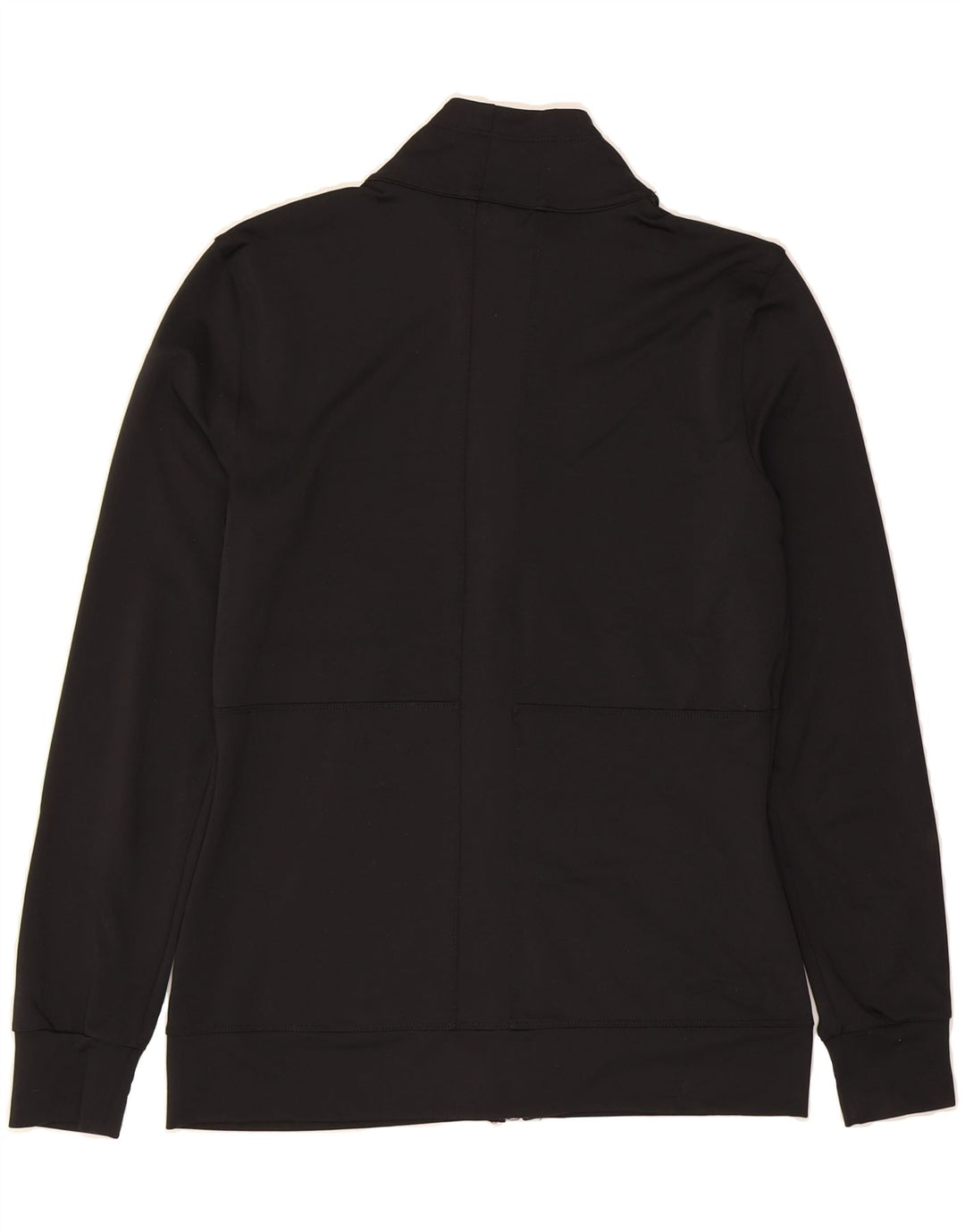 NIKE Womens Tracksuit Top Jacket UK 12/14 Medium Black Polyester Vintage Nike and Second-Hand Nike from Messina Hembry 