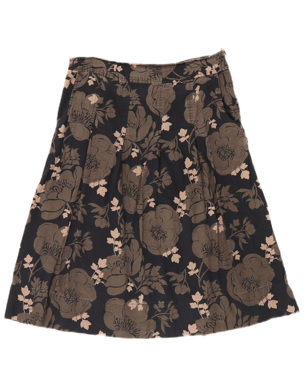 Spódnica damska Boden w kształcie litery A UK 12 Medium W29 Granatowo-kwiatowa