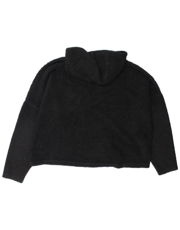 Damski sweter oversize z kapturem i zamkiem błyskawicznym Ellesse UK 16, duży czarny