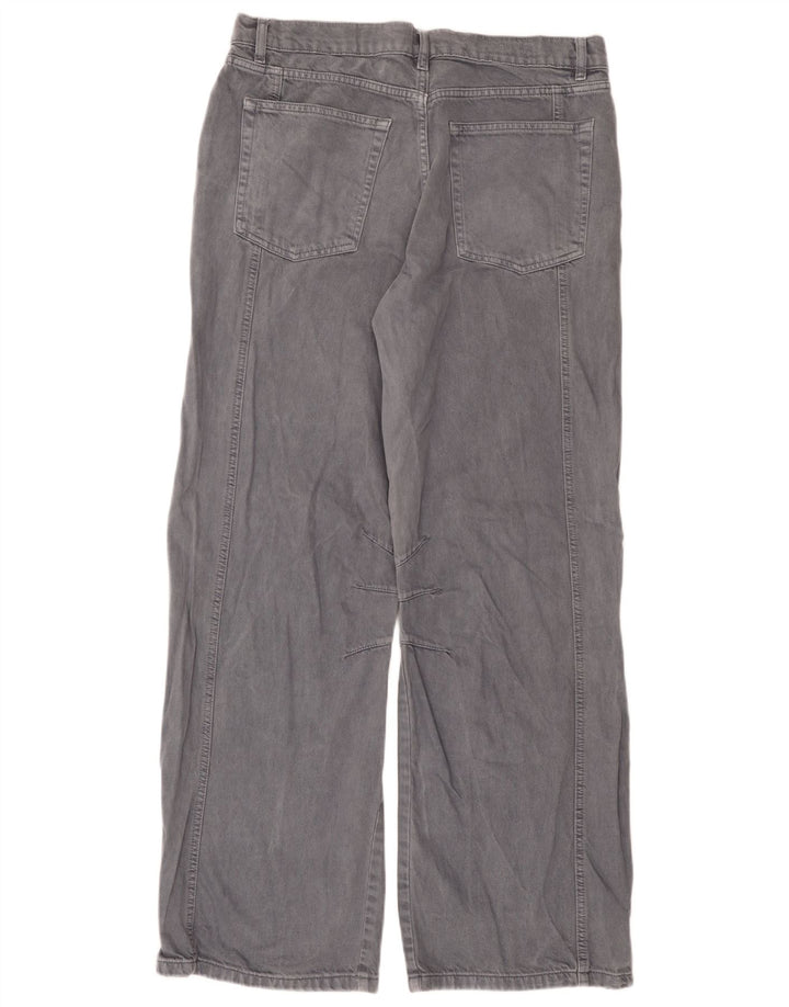 Męskie proste dżinsy Zara EU 44 Large W34 L32 Szara bawełna