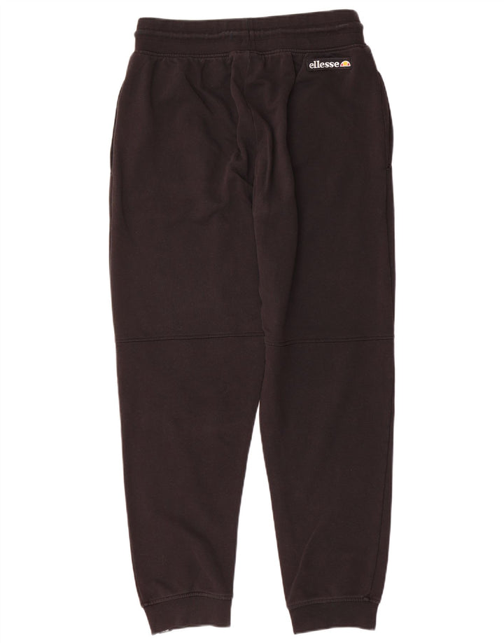 Męskie spodnie dresowe Ellesse Joggers, średnia czarna bawełna