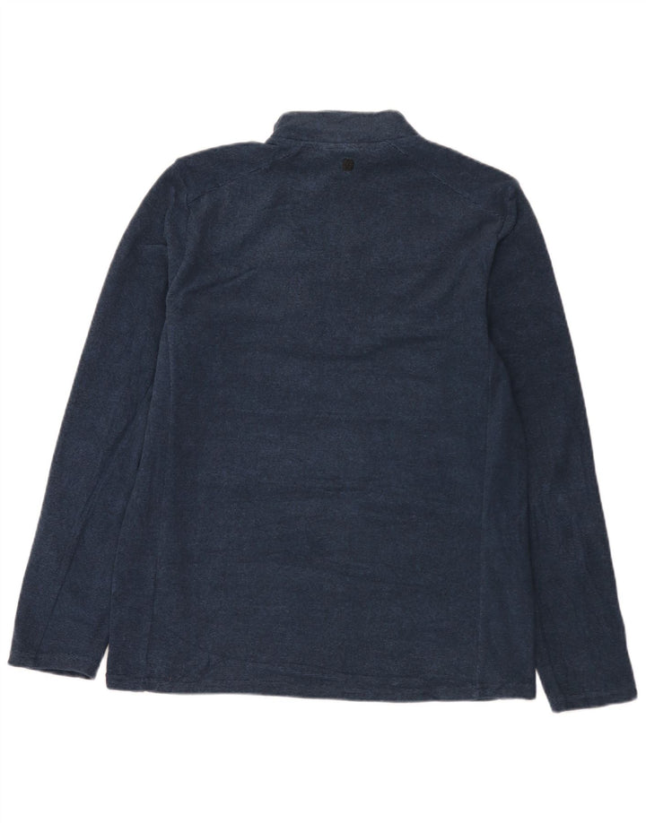 Męski sweter z zamkiem błyskawicznym Mountain Warehouse, średni granatowy, nakrapiany