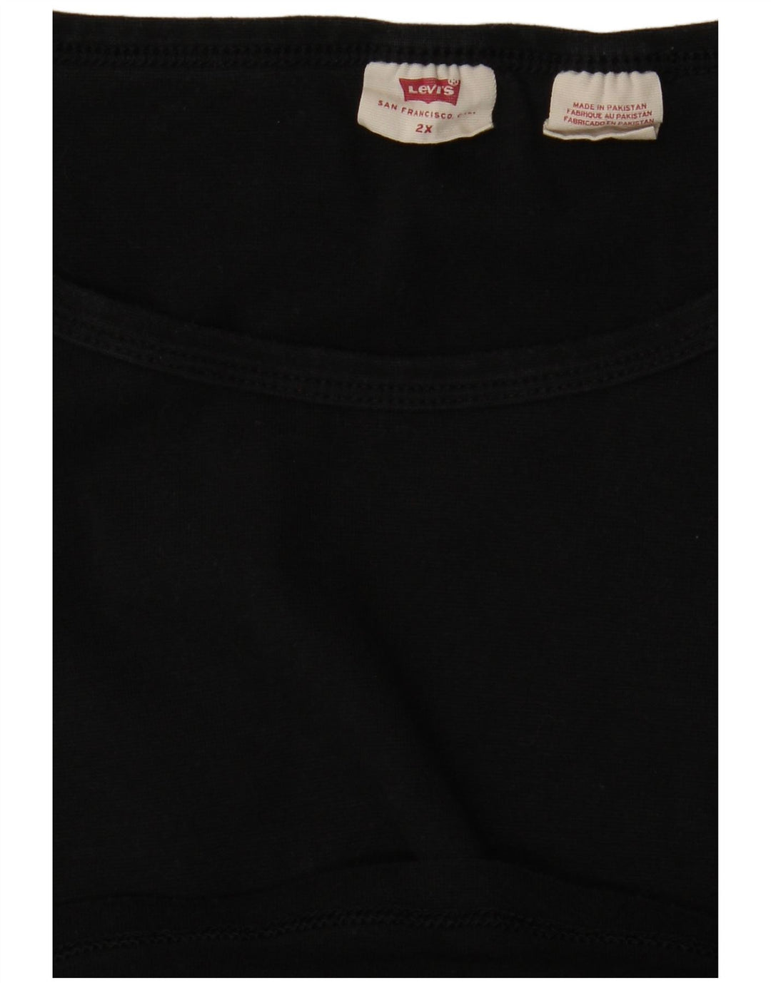 Koszulka damska LEVI'S Top UK 20 2XL Czarna