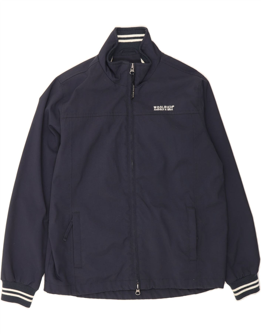 WOOLRICH Boys Bomber Jacket 11-12 Years Navy Blue Nylon Vintage Woolrich and Second-Hand Woolrich from Messina Hembry 