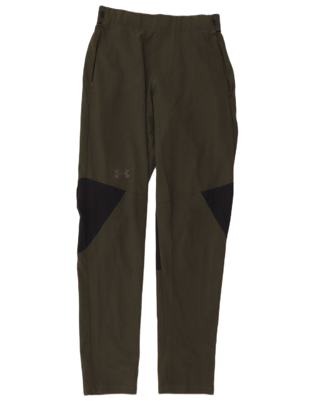 Męskie spodnie dresowe UNDER ARMOUR z grafiką, małe, w kolorze khaki
