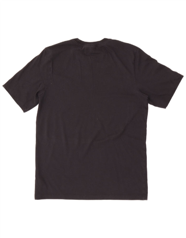 Męski T-shirt Nike Dri Fit z grafiką, średni czarny, bawełniany