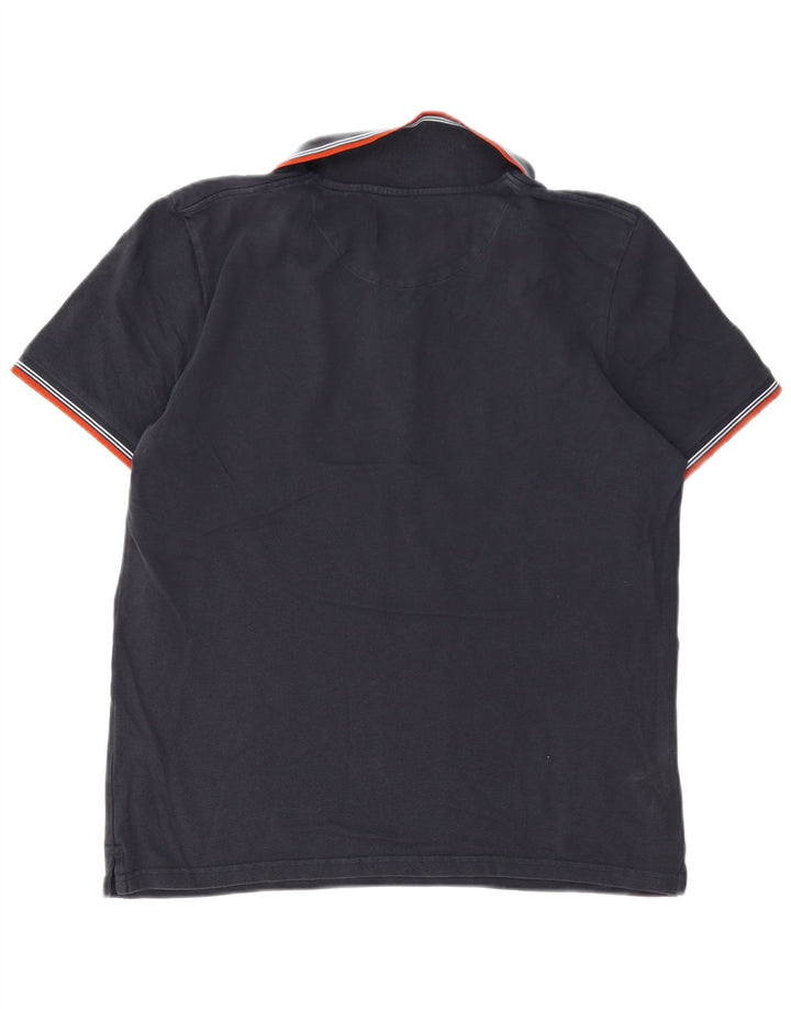 Męska koszulka polo Lyle & Scott, duża, granatowa, bawełniana