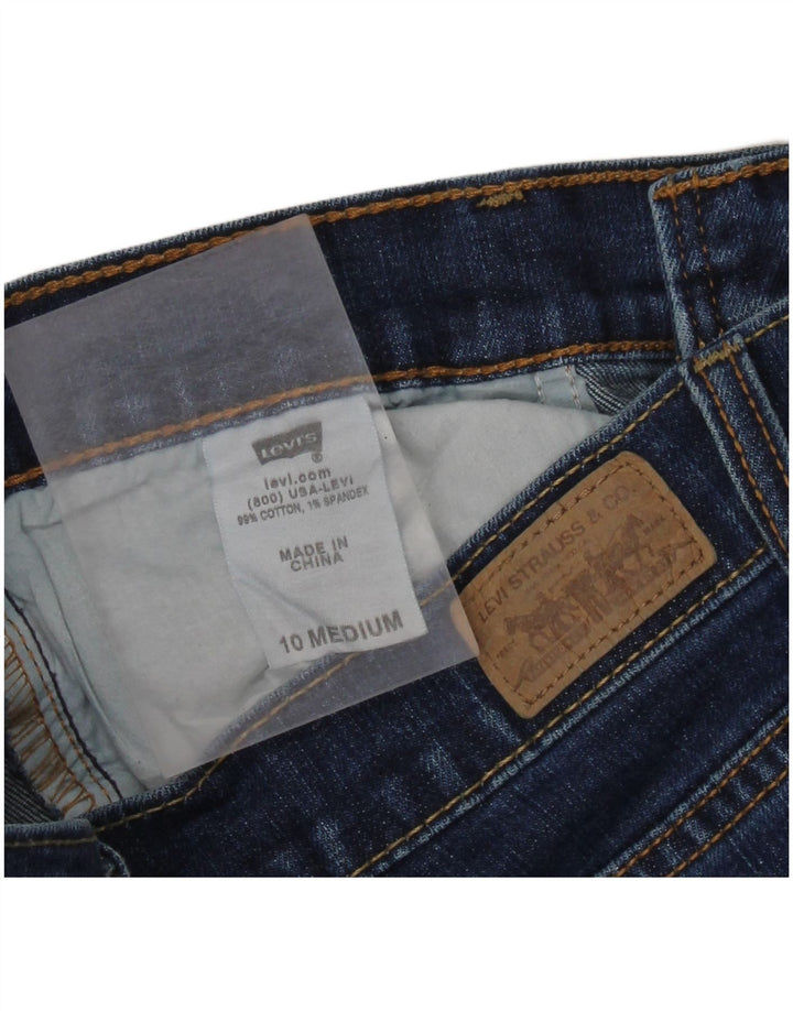 Damskie jeansy LEVI'S 505 Straight US 10 Large W30 L30 Niebieskie bawełniane