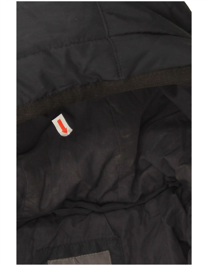 Męska ocieplana kurtka z kapturem Zara UK 36, mała, granatowa, z poliestru