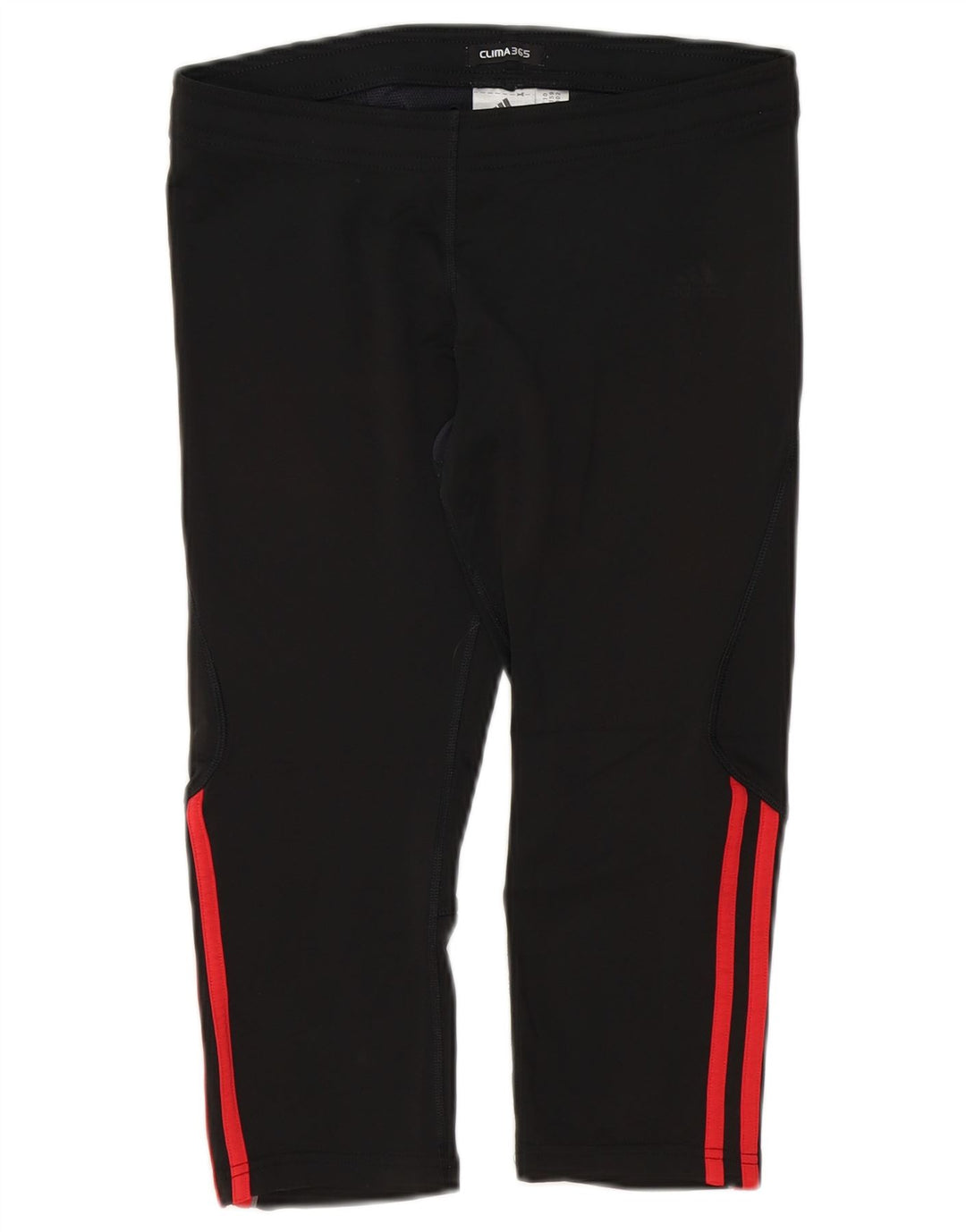 ADIDAS Womens Clima 365 Capri Leggings UK 14 Large  Black Polyester