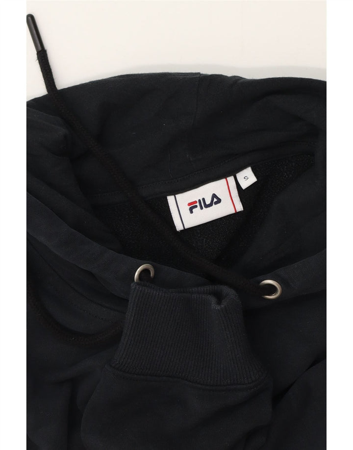 Męski sweter z kapturem Fila, mały, czarny