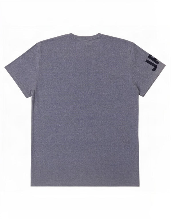 Męski T-shirt z grafiką Superdry, duży, niebieski, nakrapiany poliester