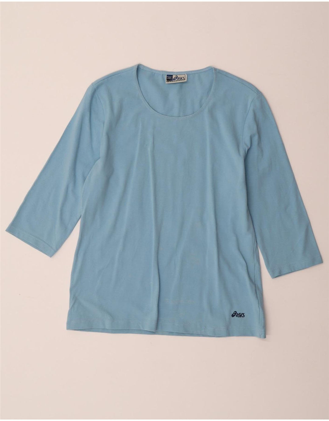 Damski top Asics z rękawem 3/4, UK 18 XL, niebieska bawełna