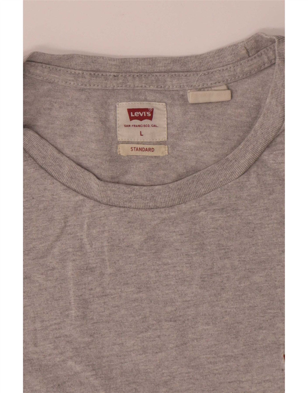 Męski standardowy t-shirt Levi's, duży, szary, bawełniany