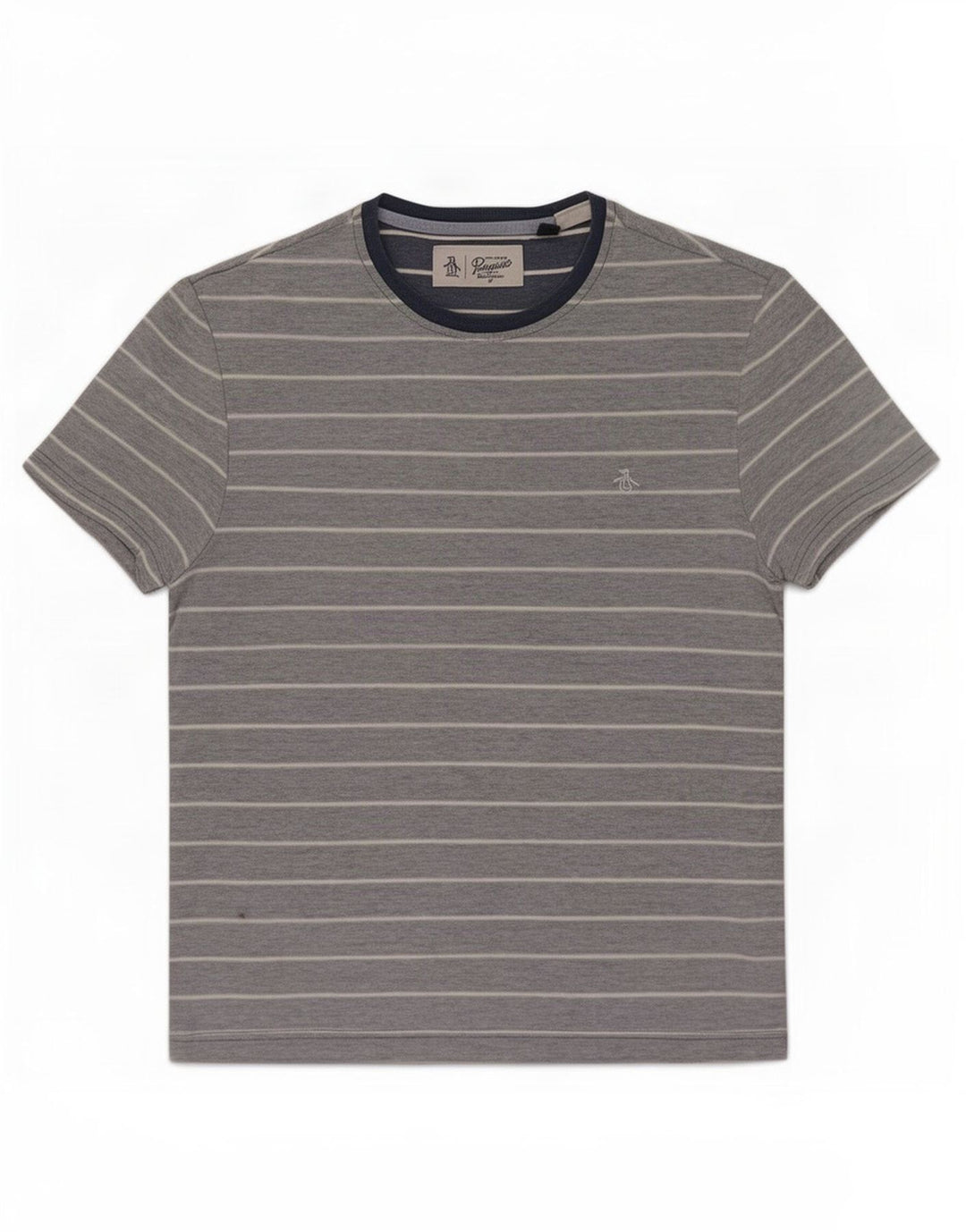 Męska koszulka t-shirt Penguin, średnia niebieska w paski