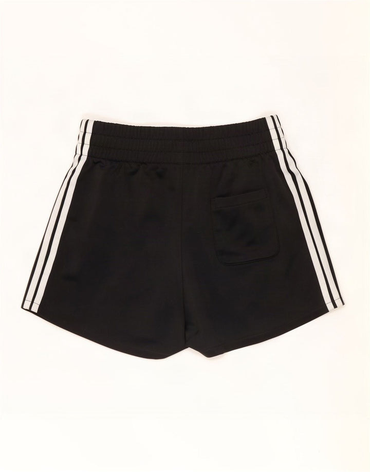 Damskie spodenki sportowe Adidas UK 10, małe, czarne, poliestrowe
