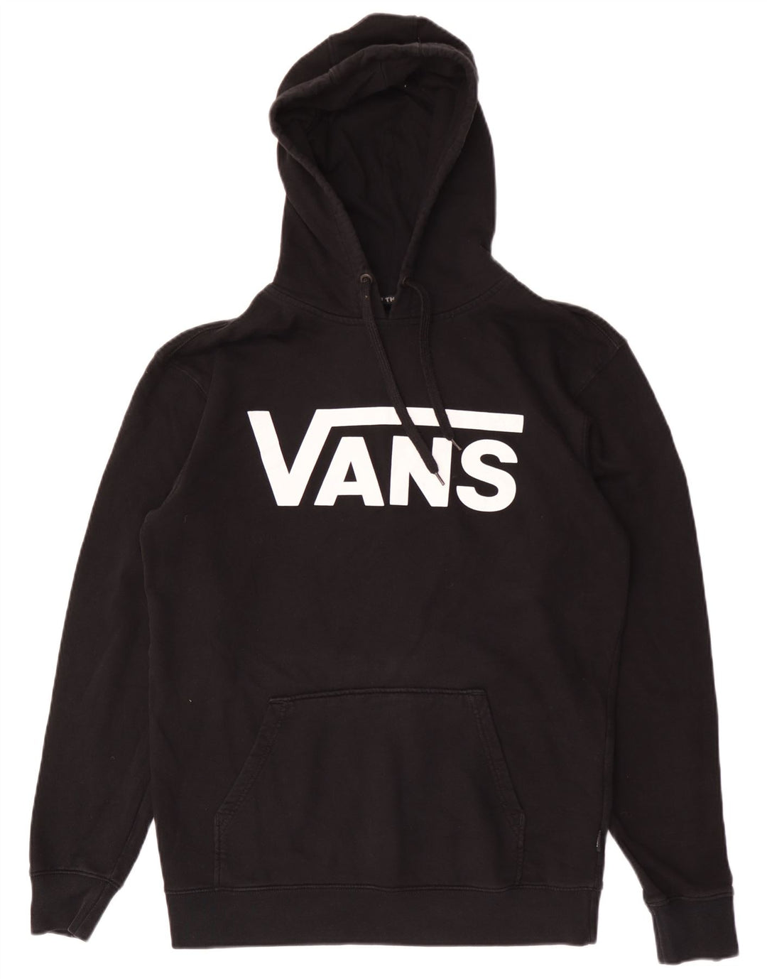 Męski sweter z kapturem Vans z grafiką, średni czarny, bawełniany