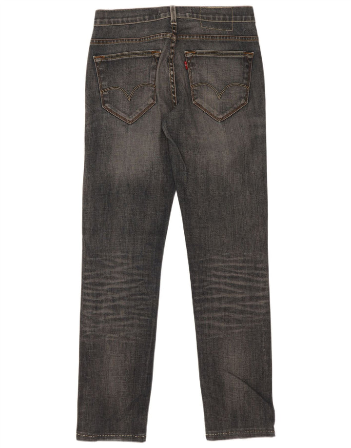 Męskie jeansy Levi's 519 Slim W30 L31 Czarna bawełna