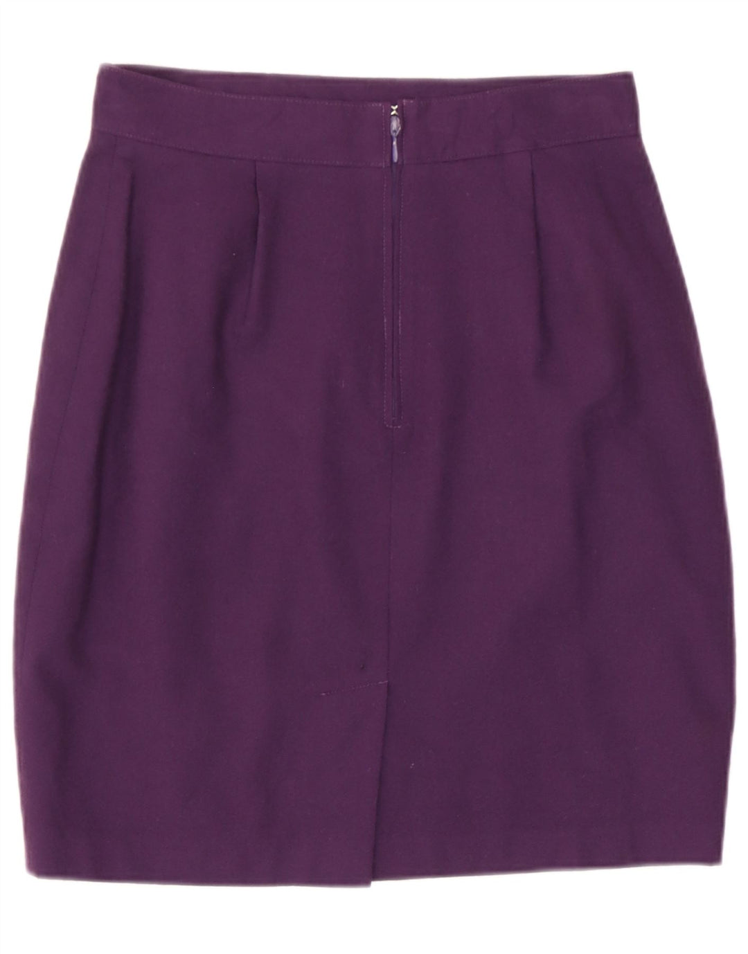 Spódnica ołówkowa damska Benetton IT 44 Medium W28 Fioletowa wełna
