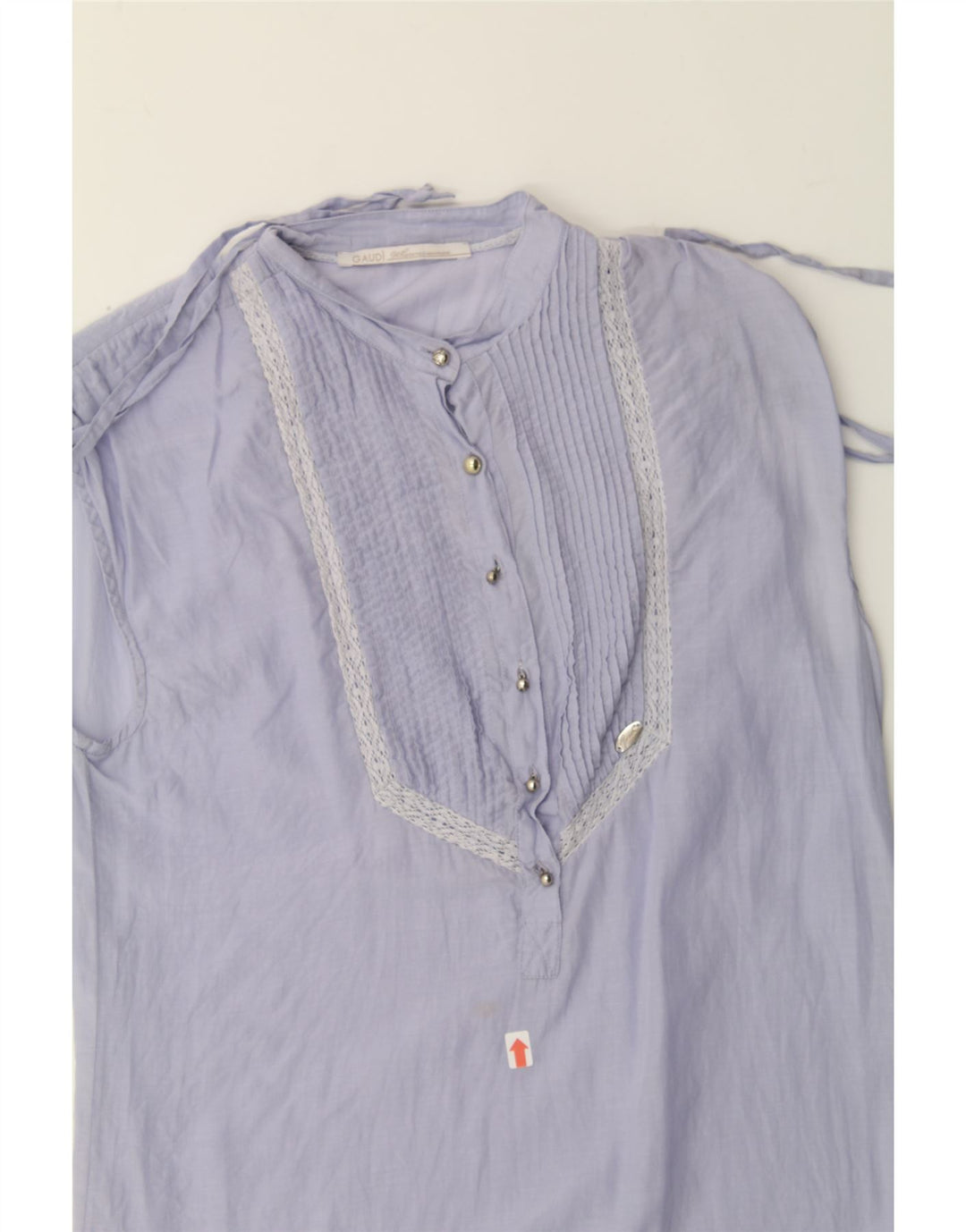 GAUDI Womens Sleeveless Shift Dress IT 40 Small Purple Vintage Gaudi and Second-Hand Gaudi from Messina Hembry 